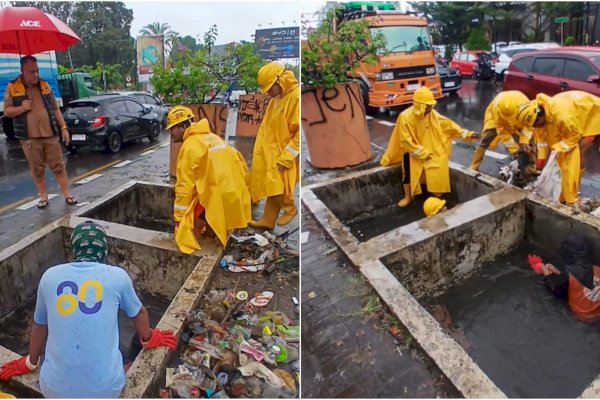 Gerak Senyap PU Makassar, Genangan di Sejumlah Titik Strategis Berhasil Surut