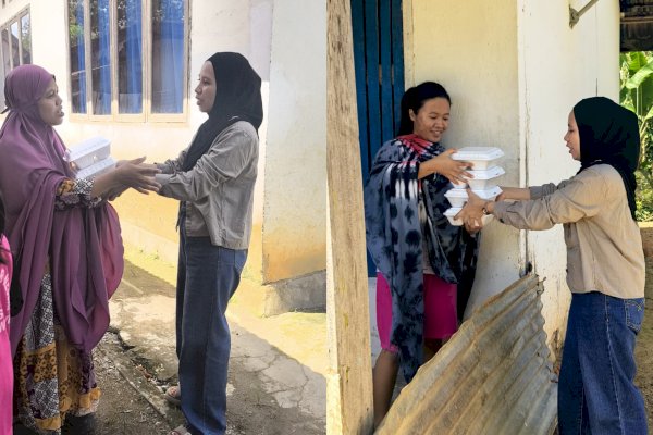 Sederhana dan Peduli, Nur Octaviana Hamdi Kader Muda PSI Rutin Turun Temui Warga di Kolaka Timur