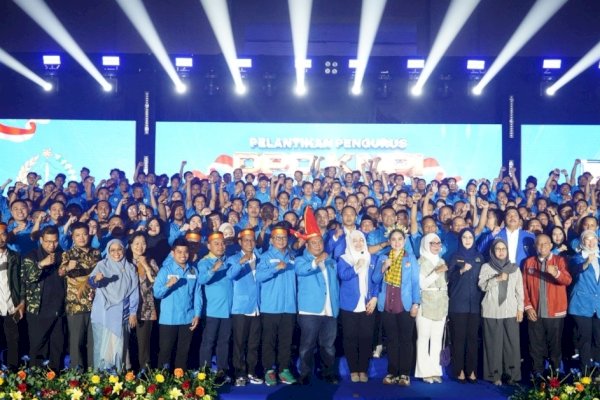 Tiga Ketum KNPI Hadiri Pelantikan Vonny Ameliani, Semangat Persatuan Pemuda Menguat di Sulsel