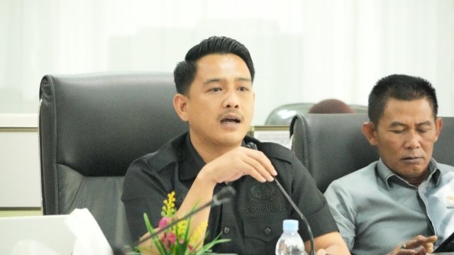 Wakil Ketua Komisi D DPRD Sulawesi Selatan, Andi Aan Nugraha.