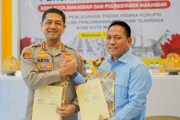 KONI Makassar–Polrestabes Bersinergi, Cegah Korupsi hingga Amankan Event Olahraga