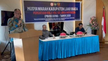 Muhammad Sadar Titip Pesan untuk PBVSI Gowa: Bergerak Cepat, Bina Atlet, Raih Prestasi