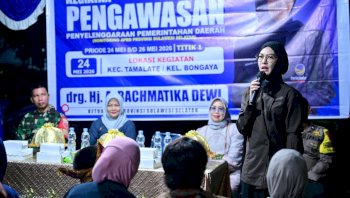 Andi Rachmatika Dewi Dukung Gagasan &ldquo;Museum Terbuka&rdquo; Lewat Mural Sejarah di SMAN 8 Makassar