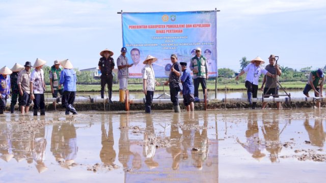 Bupati Yusran Lalogau Canangkan PM-AAS, Pertanian Pangkep Masuk Era Modern