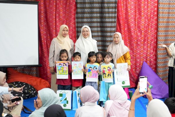 Buku Anak Bertema Lingkungan Diluncurkan di MIWF, Angkat Isu Sampah Kota Makassar