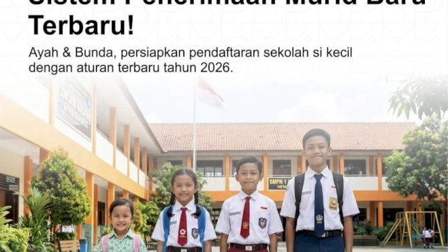 SPMB Makassar 2026 Resmi Dibuka, Disdik Siapkan Sistem Transparan dan Anti Manipulasi