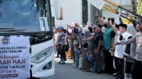 Prosesi Haru Pelepasan Jemaah Haji Takalar, Bupati Daeng Manye Doakan Raih Haji Mabrur