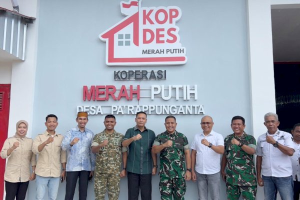 Wabup Takalar Hadiri Peresmian 1.061 Koperasi Merah Putih, Kopdes Pa’rappunganta Siap Beroperasi
