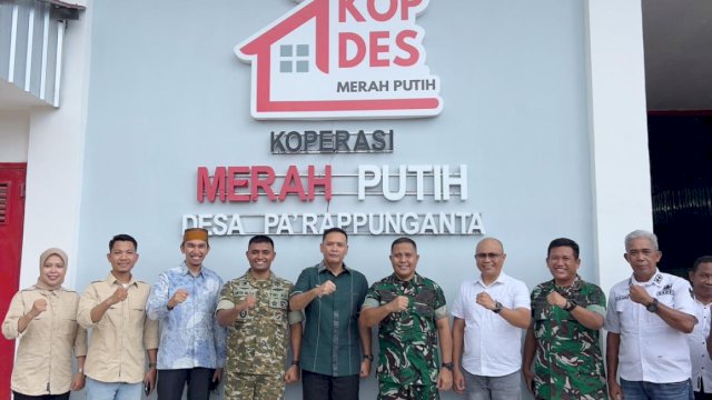 Wabup Takalar Hadiri Peresmian 1.061 Koperasi Merah Putih, Kopdes Pa’rappunganta Siap Beroperasi