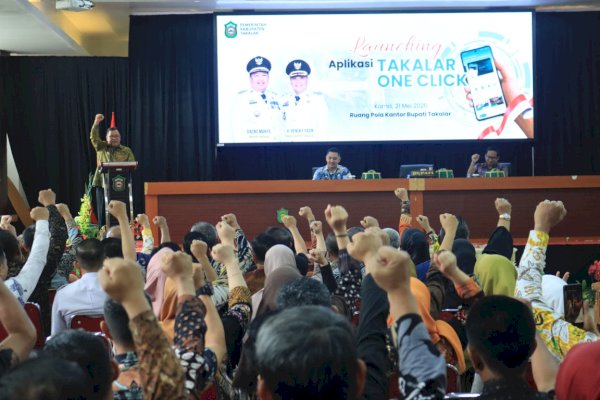 Satukan Layanan Digital, Bupati Takalar Launching Aplikasi Takalar One Click