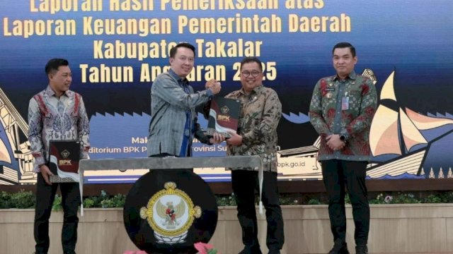 Takalar Kembali Raih Opini WTP, Bukti Komitmen Bupati Daeng Manye Wujudkan Tata Kelola Keuangan Transparan