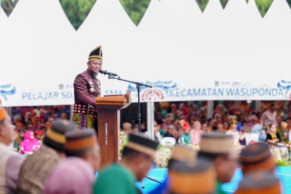 Momentum Hari Jadi 23 Tahun Lutim, Gubernur Sulsel Percepat Pembangunan Lewat Jalan, Irigasi dan Matano Belt Road