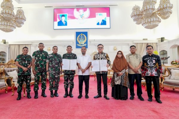 Penanganan Banjir Luwu Utara Diperkuat, Pemprov Sulsel-Kodam XIV/Hasanuddin Teken PKS