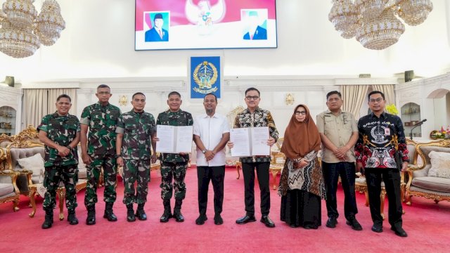 Penanganan Banjir Luwu Utara Diperkuat, Pemprov Sulsel-Kodam XIV/Hasanuddin Teken PKS
