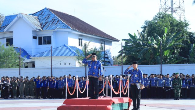 Pimpin Upacara HKN, Bupati Daeng Manye Perkuat Komitmen Wujudkan Takalar Maju