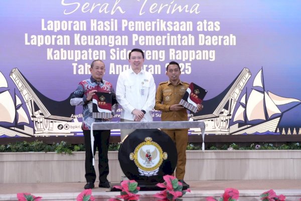 Alhamdulillah! Pemkab Sidrap Raih WTP ke-10 Berturut-turut