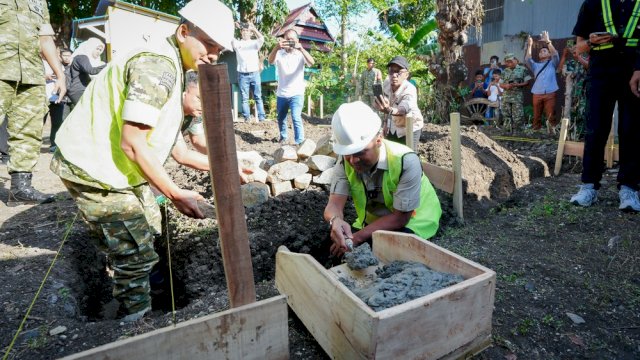 Gubernur Sulsel Andi Sudirman Groundbreaking Pembangunan Rumah Layak Huni di Takalar