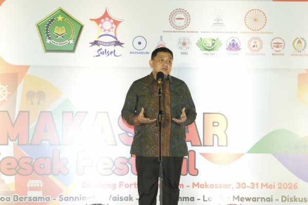 Dharma Menjaga Perdamaian Dunia, Appi Serukan Kolaborasi Lintas Agama di Makassar