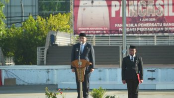Pimpin Upacara Hari Lahir Pancasila, Munafri Harap Warga Jaga Harmoni dan Persatuan