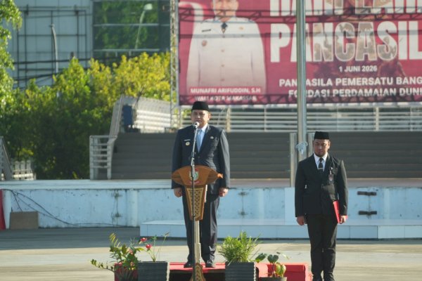 Pimpin Upacara Hari Lahir Pancasila, Munafri Harap Warga Jaga Harmoni dan Persatuan