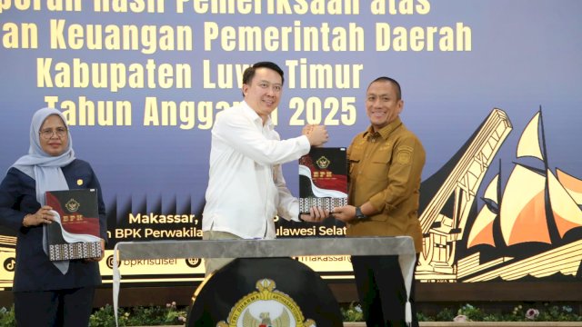 Konsisten Kelola Keuangan dengan Baik, Luwu Timur Raih Opini WTP Ke-14