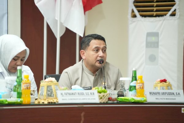 Sambut Komisi IV DPR RI, Munafri Sampaikan Strategi Ketahanan Pangan Makassar