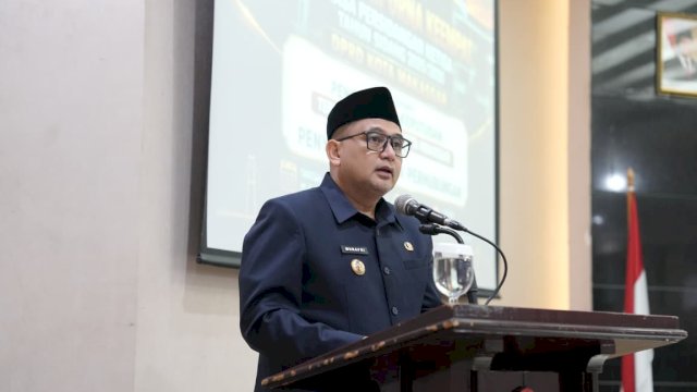 Wali Kota Makassar, Munafri Arifuddin, menghadiri rapat paripurna yang digelar di Ruang Rapat DPRD Kota Makassar.