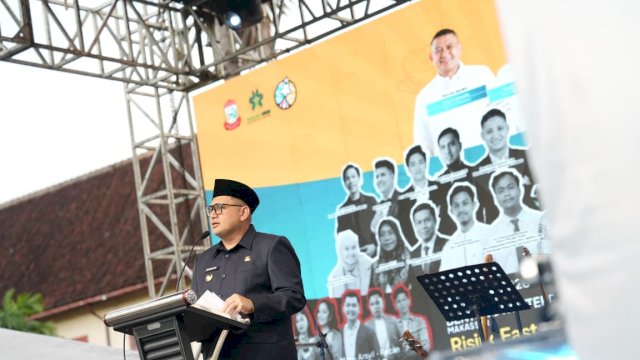 Wali Kota Makassar, Munafri Arifuddin, saat membuka Ewa-Ko Fest 2026 bertajuk "Edukasi Wirausaha Kolaboratif dan Inovatif".