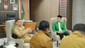 Temui Munafri, Ketua PPP Sulsel Pastikan Fraksi di DPRD Dukung Program Pemkot Makassar