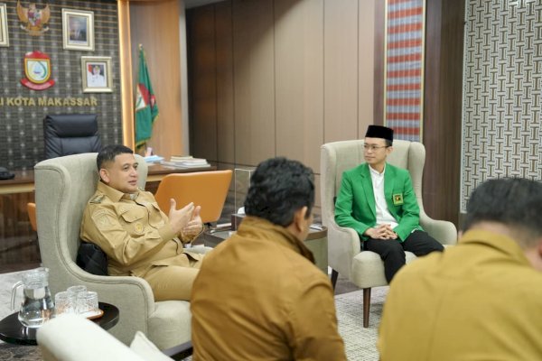 Temui Munafri, Ketua PPP Sulsel Pastikan Fraksi di DPRD Dukung Program Pemkot Makassar