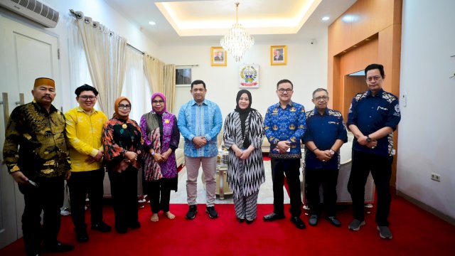 Wakil Gubernur Sulawesi Selatan, Fatmawati Rusdi, menerima audiensi Dewan Pimpinan Pusat (DPP) Masyarakat Adat Nusantara (MATRA).