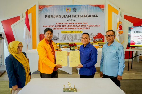 KONI Makassar Gandeng FIKK UNM, Pembinaan Atlet Kini Berbasis Sport Science