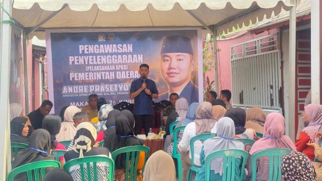 Ketua Komisi C DPRD Sulsel, Andre Prasetyo Tanta.