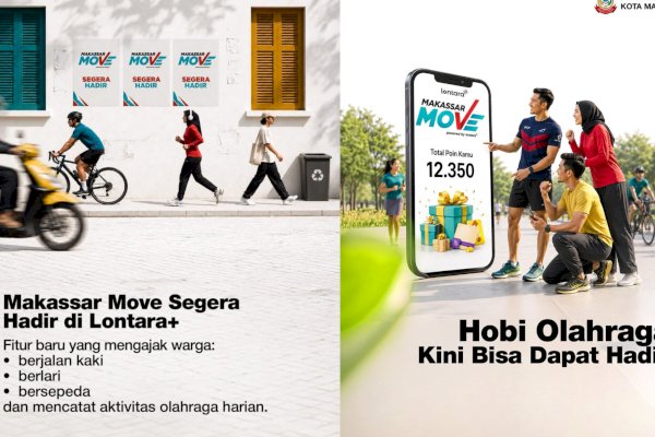 Pemkot Makassar Integrasikan Strava dengan Lontara Plus Lewat Makassar Virtual Run