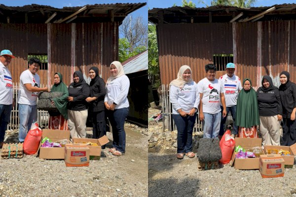 Jumat Berbagi PSI Sulsel Sambangi Warga Sengae Utara, Bawa Sembako-Karpet untuk Keluarga Membutuhkan