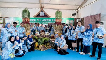 Sulsel Borong Tiga Gelar Juara di PENAS XVII Gorontalo, Stand Agribisnis Terbaik Kategori Provinsi