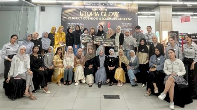 CitraCosmetic bersama TimePhoria sukses menggelar acara Launching Utopia Glow Perfect Cushion & Bold Makeup Show.