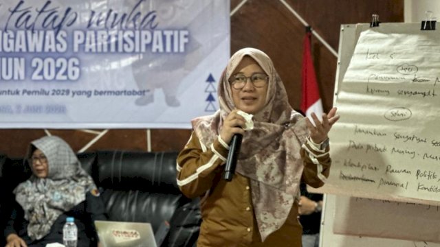 Ketua Bawaslu Provinsi Sulawesi Selatan, Mardiana Rusli.