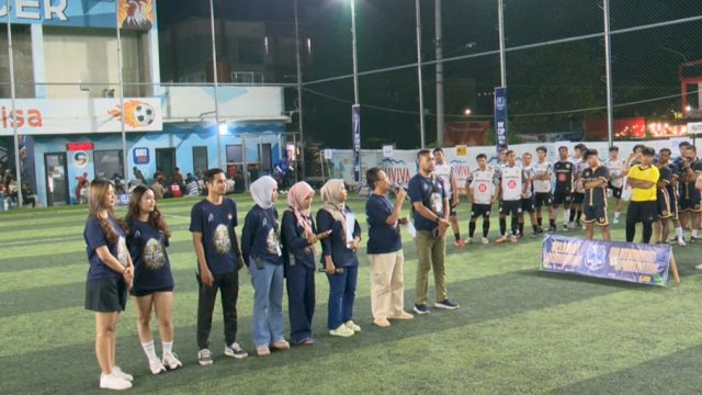 Agus Safwan saat sambutan mewakili Owner BW Cup 2026, Budiman Wibowo, dalam pembukaan turnamen BW Cup 2026 vol 1.