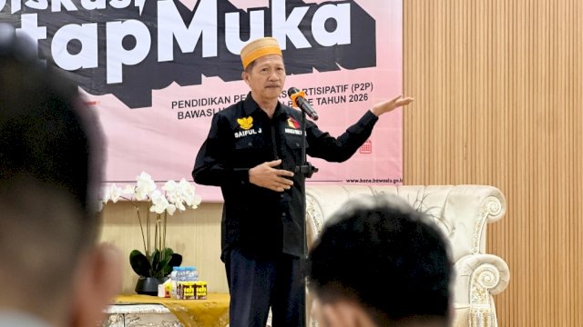 Anggota Bawaslu Provinsi Sulawesi Selatan, Saiful Jihad.
