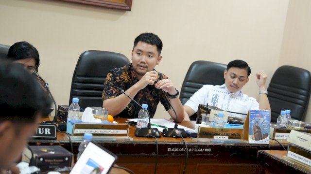 Ketua Komisi C DPRD Sulsel, Andre Prasetio Tanta (APT).