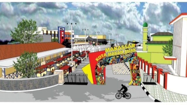 Desain Penataan PKL di Kota Makassar.