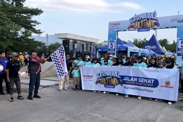 Ribuan Warga Semarakkan Karnaval Gear Ultima Yamaha di Palopo, Mulai Jalan Sehat hingga Hiburan Keluarga