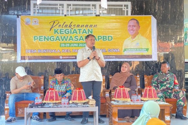 Warga Desa Bontoala Usulkan Jalan Tani saat Lukman B Kady Gelar Pengawasan APBD DPRD Sulsel