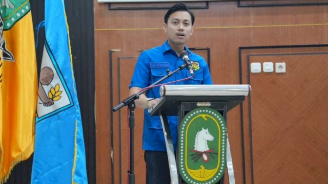 Ketua DPD KNPI Sulawesi Selatan, Fadel Taufan Ansar (FTA), menghadiri pembukaan Musyawarah Daerah (Musda) DPD KNPI Kabupaten Sinjai.