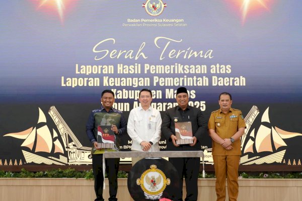 Konsisten Kelola Keuangan Daerah, Pemkab Maros Pertahankan WTP ke-14 Berturut-turut