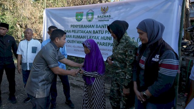 Kolaborasi BAZNAS, Kodim 1405 dan Pemkot Parepare Hadirkan Rumah Layak Huni untuk Warga
