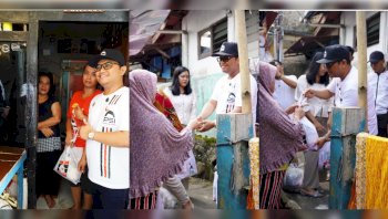 Ketua DPP PSI Irfan Aghasar Keliling Bogor, Antar Sembako ke Kader Ranting dan Warga dari Rumah ke Rumah