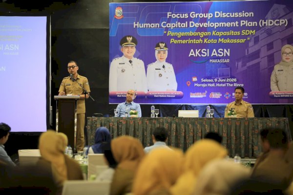 Sekda Makassar Tekankan Pentingnya HCDP untuk Wujudkan ASN Kompeten dan Adaptif