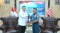 Bupati Pangkep Disambut Komandan Kodaeral VI, Bahas Sinergi untuk Ratusan Pulau